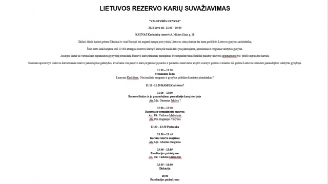 rezervistusuvaziavimas