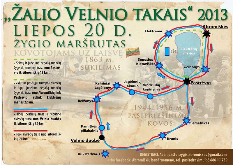zygio marsrutas 2013